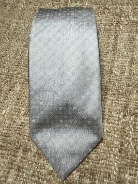 LOUIS VUITTON Micro Monogram Design Silk Necktie - 100% AUTHENTIC!!